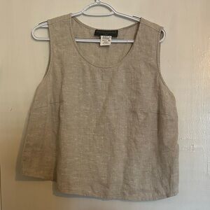 Vintage 100% linen top